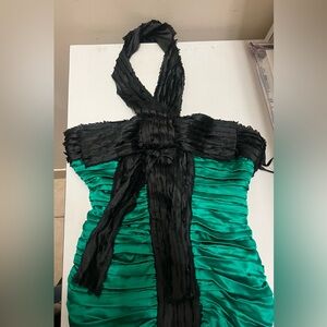 D&G Green and Black Bustier
